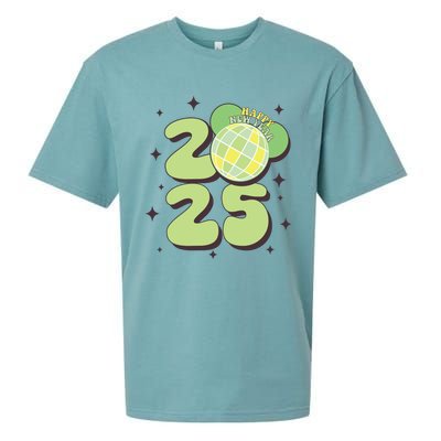 Happy New Year 2025 Holiday New Year Eve Sueded Cloud Jersey T-Shirt