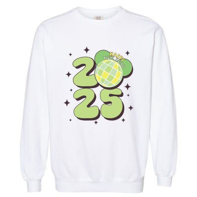 Happy New Year 2025 Holiday New Year Eve Garment-Dyed Sweatshirt