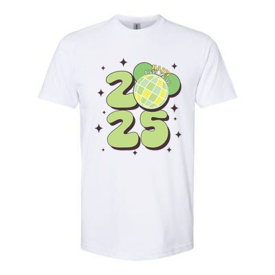 Happy New Year 2025 Holiday New Year Eve Softstyle CVC T-Shirt