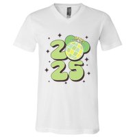 Happy New Year 2025 Holiday New Year Eve V-Neck T-Shirt