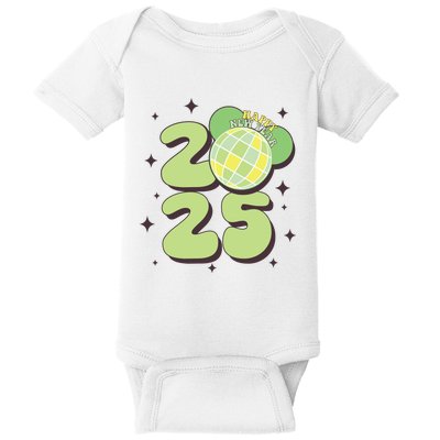 Happy New Year 2025 Holiday New Year Eve Baby Bodysuit