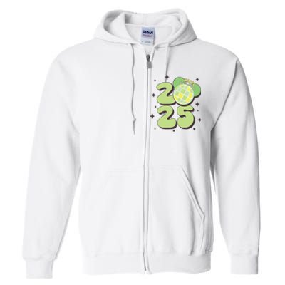 Happy New Year 2025 Holiday New Year Eve Full Zip Hoodie