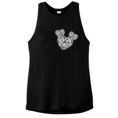 Happy New Year 2025 Holiday New Year Eve Ladies PosiCharge Tri-Blend Wicking Tank