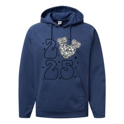 Happy New Year 2025 Holiday New Year Eve Performance Fleece Hoodie