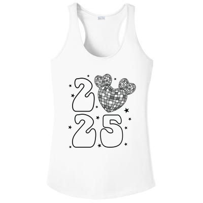 Happy New Year 2025 Holiday New Year Eve Ladies PosiCharge Competitor Racerback Tank