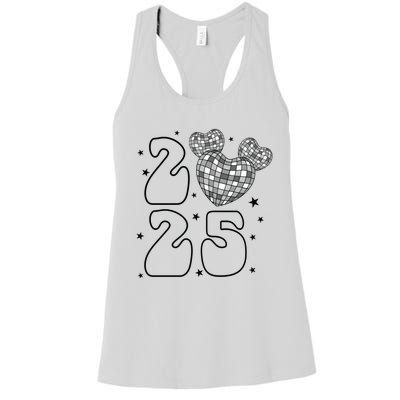 Happy New Year 2025 Holiday New Year Eve Women's Racerback Tank