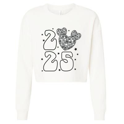 Happy New Year 2025 Holiday New Year Eve Cropped Pullover Crew