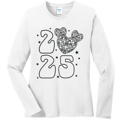 Happy New Year 2025 Holiday New Year Eve Ladies Long Sleeve Shirt