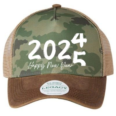 Happy New Year 2025 Holiday New Year Party Legacy Tie Dye Trucker Hat