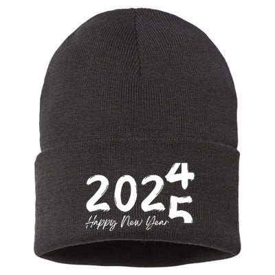 Happy New Year 2025 Holiday New Year Party Sustainable Knit Beanie