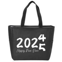 Happy New Year 2025 Holiday New Year Party Zip Tote Bag