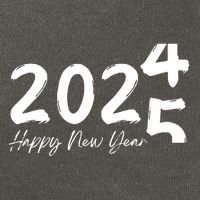 Happy New Year 2025 Holiday New Year Party Cotton Canvas Backpack