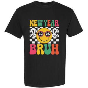 Happy New Year Bruh 2025 Garment-Dyed Heavyweight T-Shirt