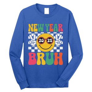 Happy New Year Bruh 2025 Long Sleeve Shirt