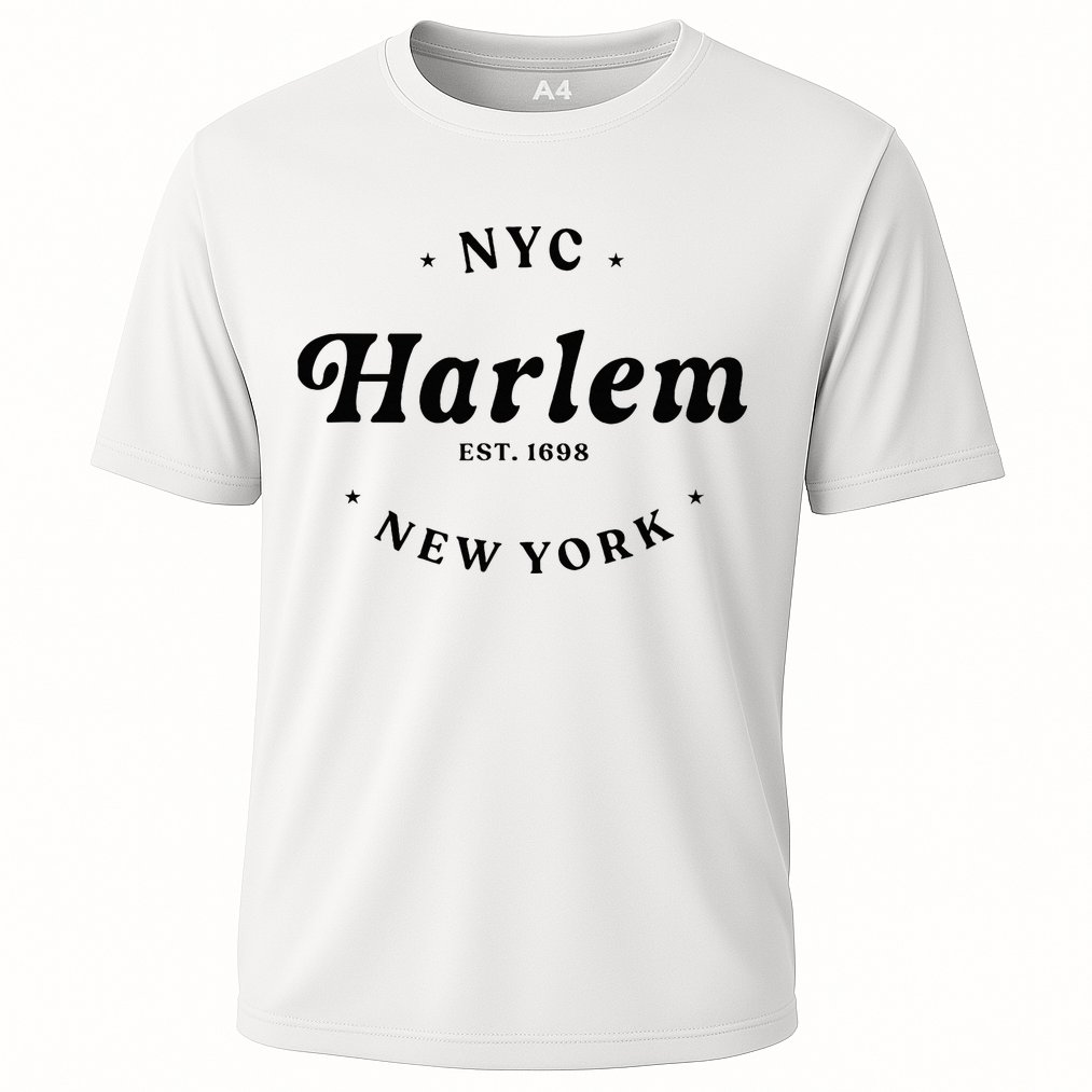 Harlem New York City Nyc Women Retro Harlem Cooling Performance Crew T-Shirt