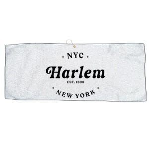 Harlem New York City Nyc Women Retro Harlem Large Microfiber Waffle Golf Towel