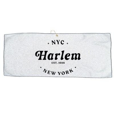 Harlem New York City Nyc Women Retro Harlem Large Microfiber Waffle Golf Towel