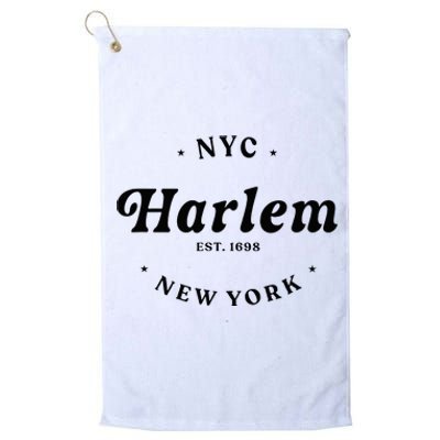 Harlem New York City Nyc Women Retro Harlem Platinum Collection Golf Towel