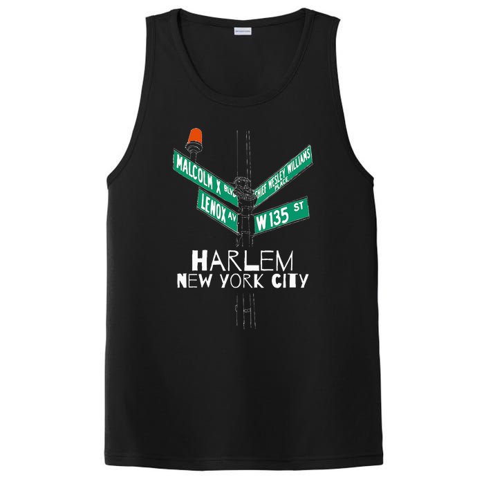 Harlem New York City Street Sign PosiCharge Competitor Tank