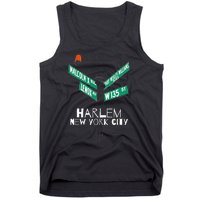 Harlem New York City Street Sign Tank Top