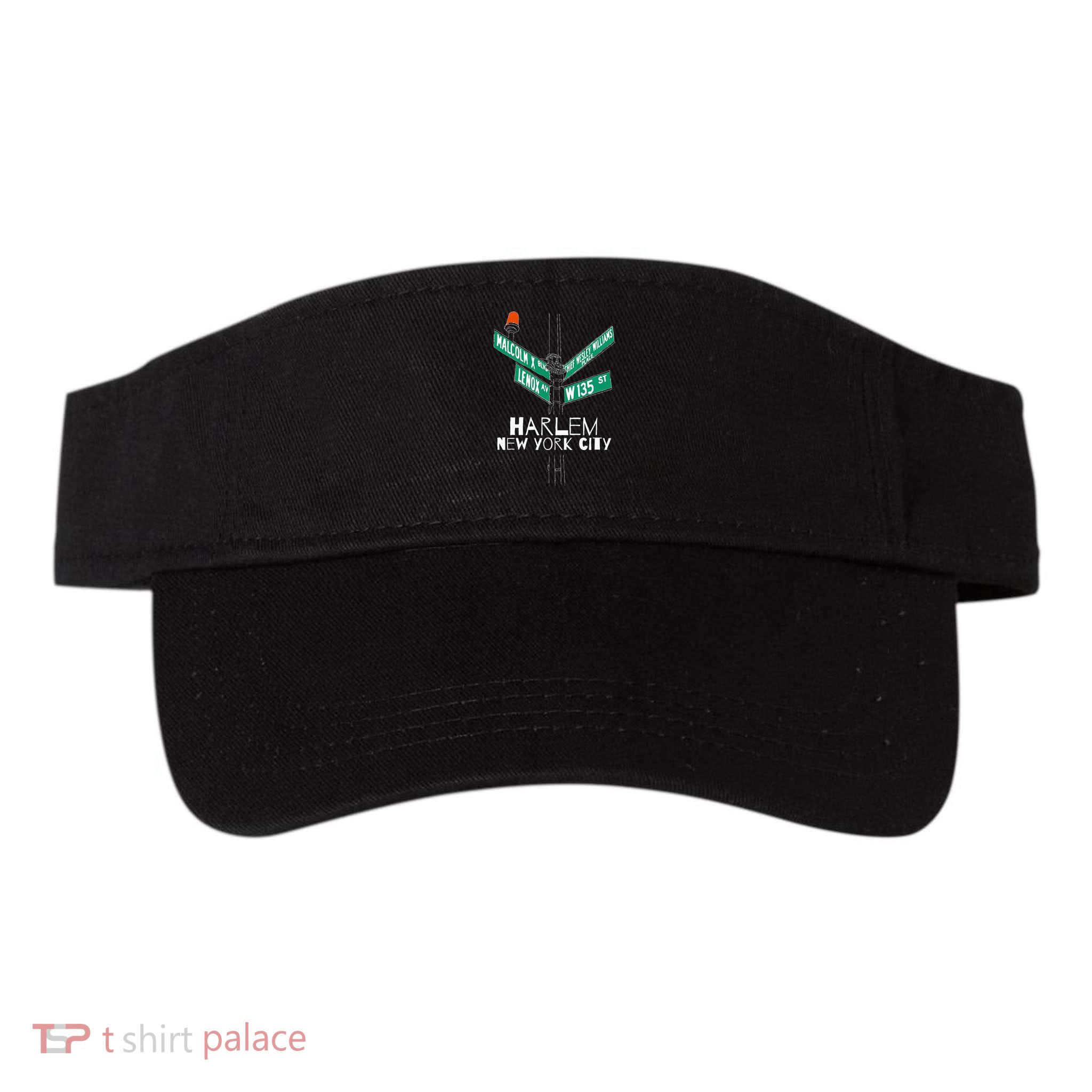 Harlem New York City Street Sign Visor