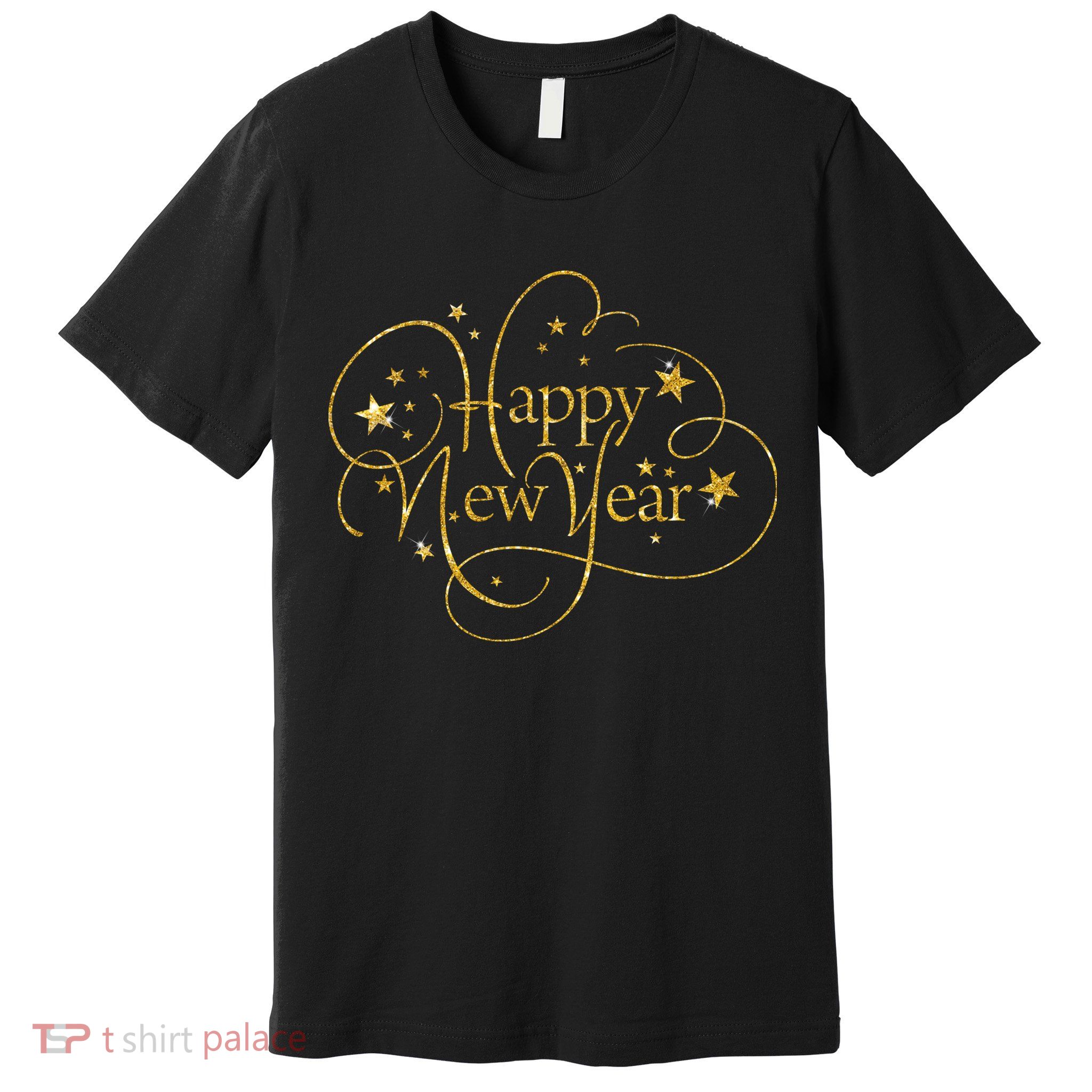 Happy New Years Golden Logo Premium T-Shirt