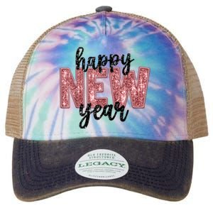 Happy New Year 2025 New YearS Eve Party Countdown Family Legacy Tie Dye Trucker Hat