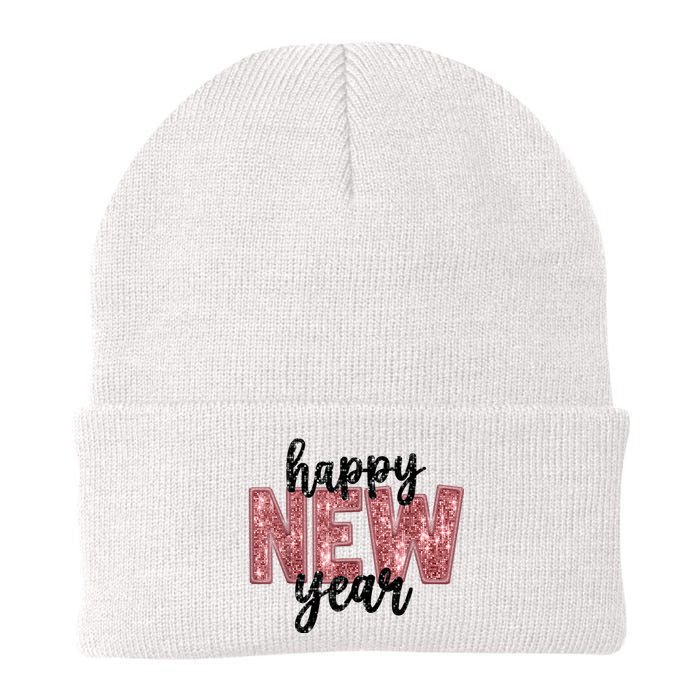 Happy New Year 2025 New YearS Eve Party Countdown Family Knit Cap Winter Beanie