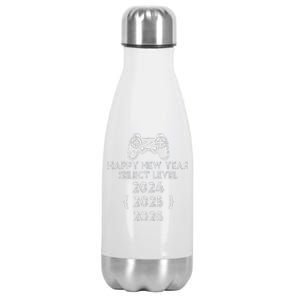 Happy New Year Select Level 2025 Gaming Gamer Stainless Steel Insulated Water Bottle