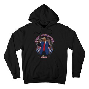 Happy New Year Party 2025 Trump 2024 Take America Back Hoodie