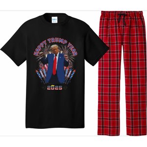 Happy New Year Party 2025 Trump 2024 Take America Back Pajama Set