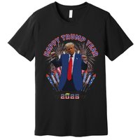 Happy New Year Party 2025 Trump 2024 Take America Back Premium T-Shirt