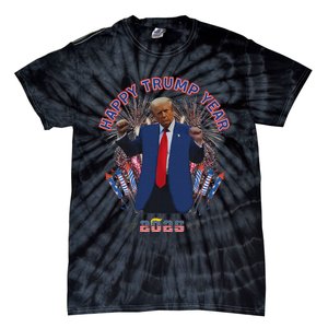 Happy New Year Party 2025 Trump 2024 Take America Back Tie-Dye T-Shirt