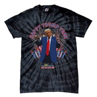 Happy New Year Party 2025 Trump 2024 Take America Back Tie-Dye T-Shirt