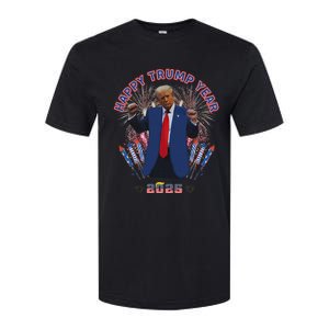 Happy New Year Party 2025 Trump 2024 Take America Back Softstyle CVC T-Shirt