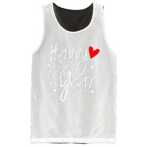 Happy New Year Party Funny New Year's Eve  Mesh Reversible Basketball Jersey Tank