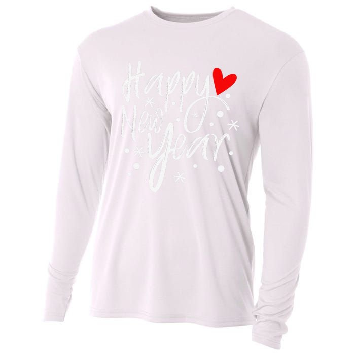 Happy New Year Party Funny New Year's Eve  Cooling Performance Long Sleeve Crew