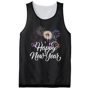 Happy New Year 2025 Fireworks New YearS Eve Party Countdown Mesh Reversible Basketball Jersey Tank