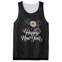 Happy New Year 2025 Fireworks New YearS Eve Party Countdown Mesh Reversible Basketball Jersey Tank