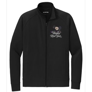 Happy New Year 2025 Fireworks New YearS Eve Party Countdown Stretch Full-Zip Cadet Jacket