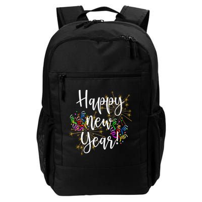 Happy New Year Day Eve Party Fireworks Confetti Costume Fun Gift Backpack