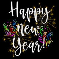 Happy New Year Day Eve Party Fireworks Confetti Costume Fun Gift Flat Bill Trucker Hat