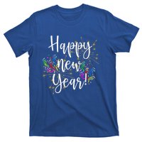 Happy New Year Day Eve Party Fireworks Confetti Costume Fun Gift T-Shirt