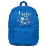 Happy New Year Day Eve Party Fireworks Confetti Costume Fun Gift 16 in Basic Backpack