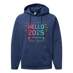 Happy New Year 2025 New Year Party Matching Family Performance Fleece Hoodie