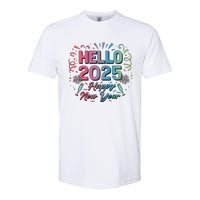 Happy New Year 2025 New Year Party Matching Family Softstyle CVC T-Shirt