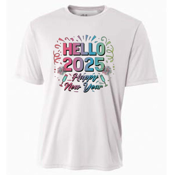 Happy New Year 2025 New Year Party Matching Family Cooling Performance Crew T-Shirt