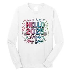 Happy New Year 2025 New Year Party Matching Family Long Sleeve Shirt