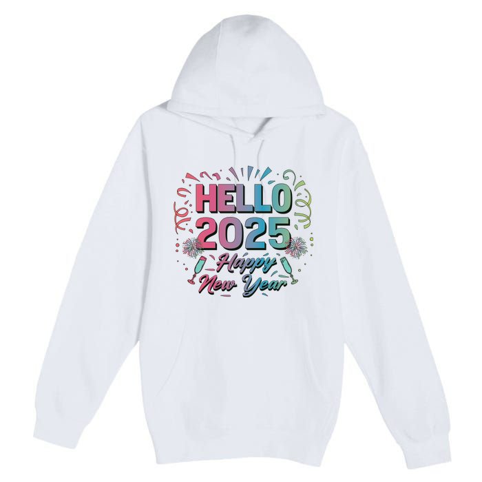 Happy New Year 2025 New Year Party Matching Family Premium Pullover Hoodie