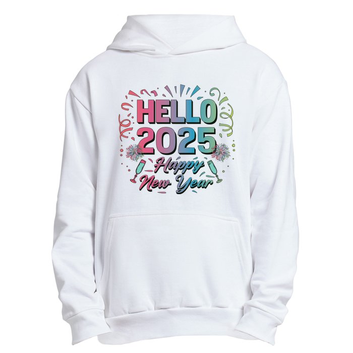 Happy New Year 2025 New Year Party Matching Family Urban Pullover Hoodie